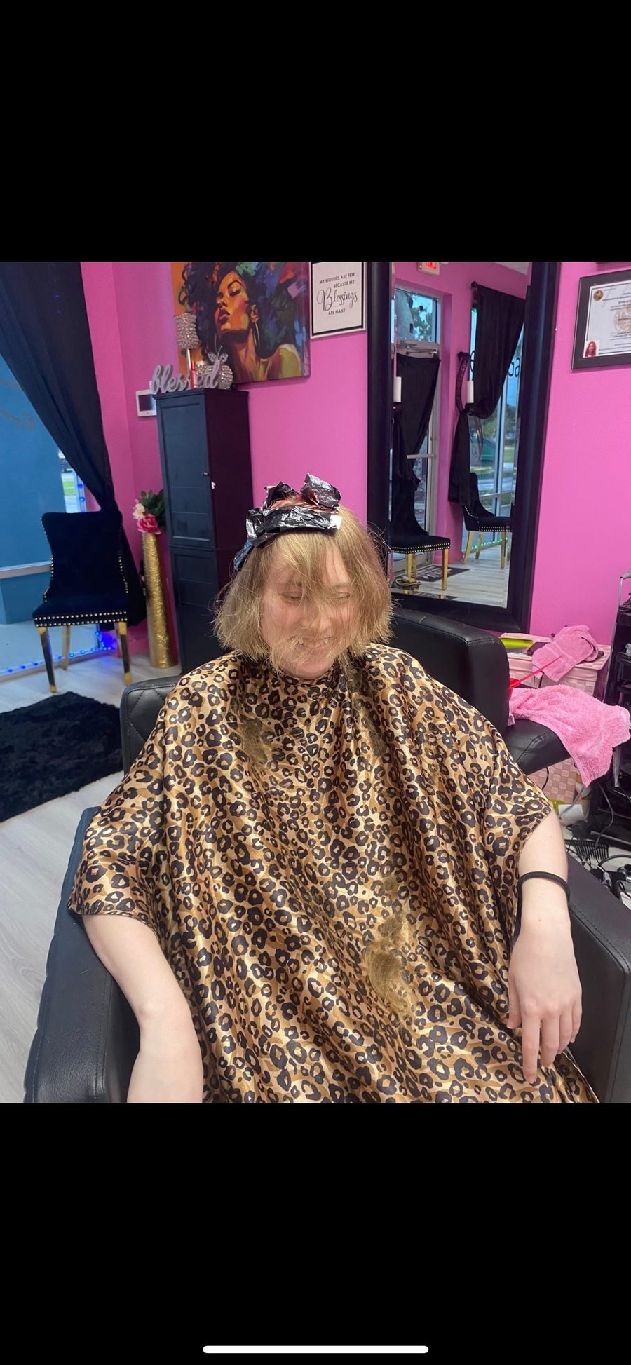 Salon work at Shantell's Beauty Gallery